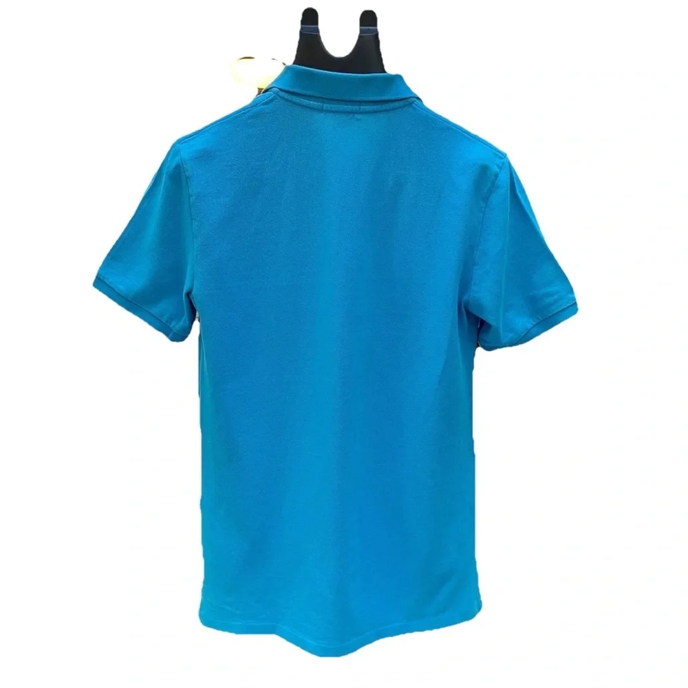 Boys Youth Size XL Short Sleeve Aqua Blue